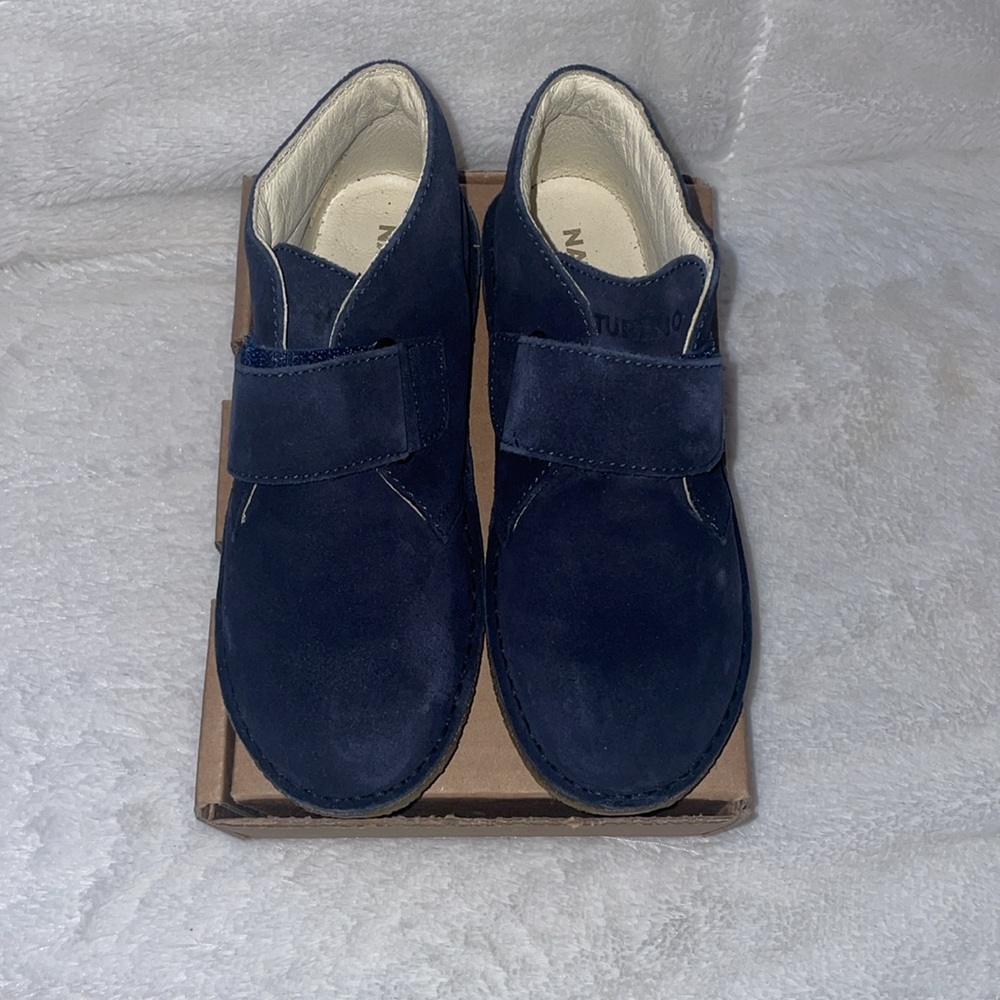 NWT NATURINO CHOCO Suede Desert Boots in Blue - Picture 9 of 15
